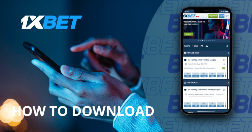 how to download 1xbet app on mobile with betting interface